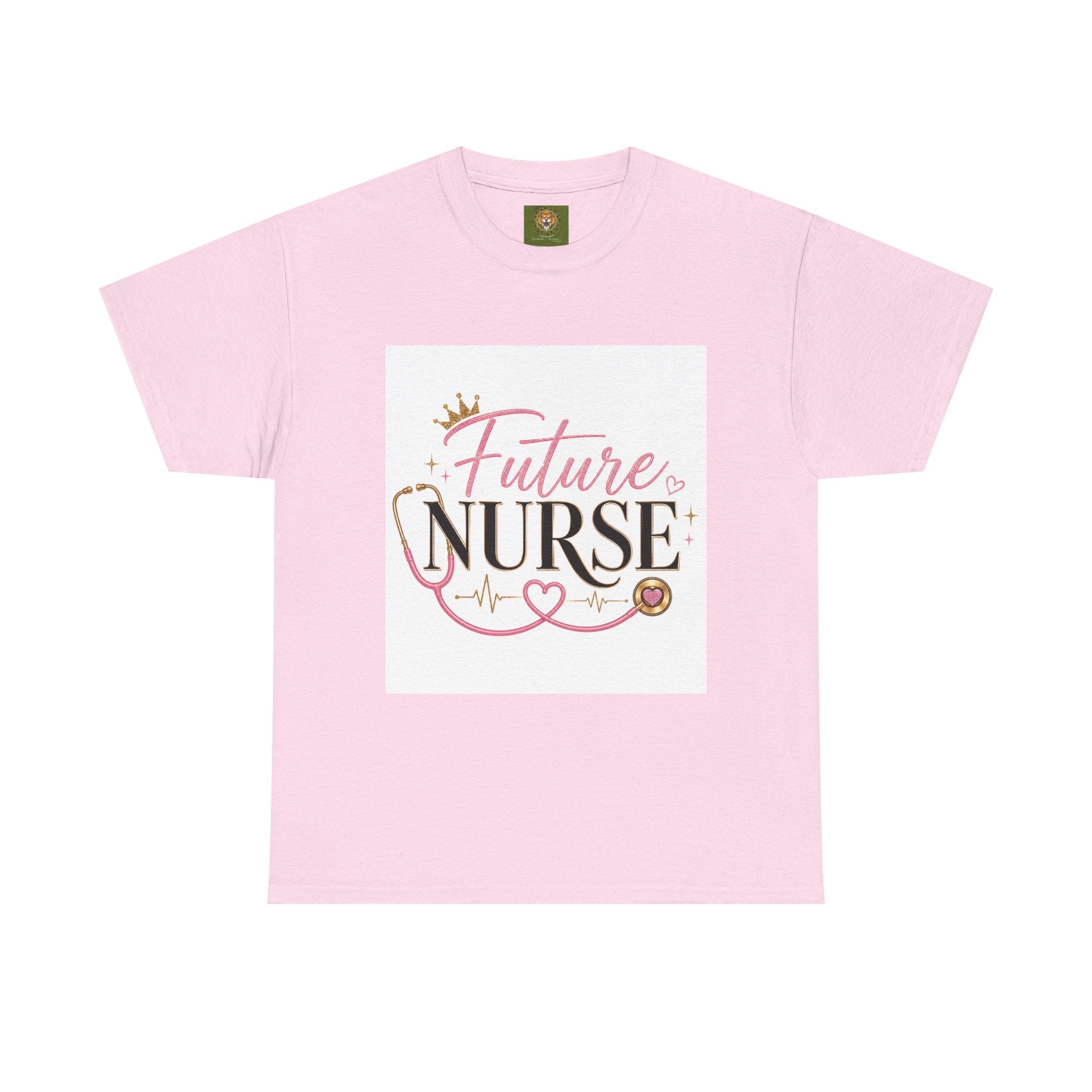 Future Nurse T-Shirt — Cute Pink Stethoscope Nursing Student Tee