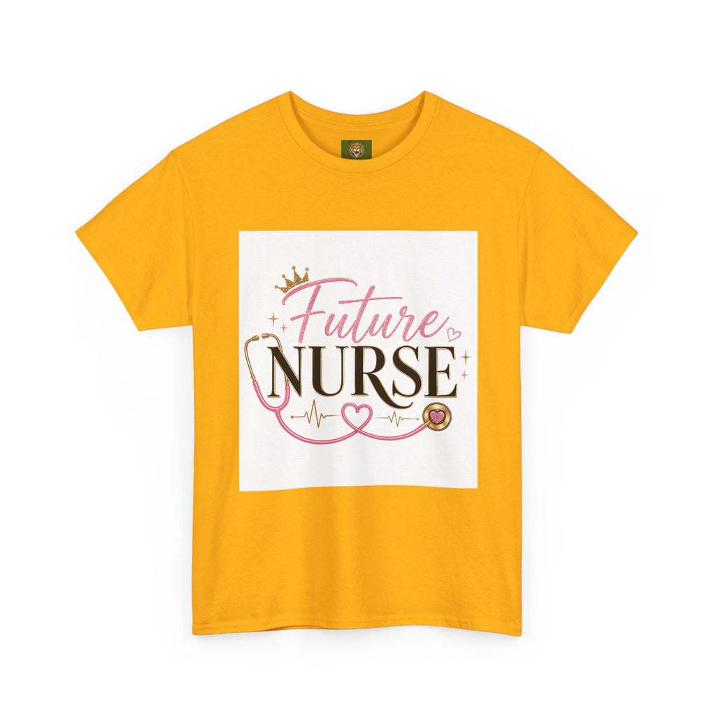 Future Nurse T-Shirt — Cute Pink Stethoscope Nursing Student Tee