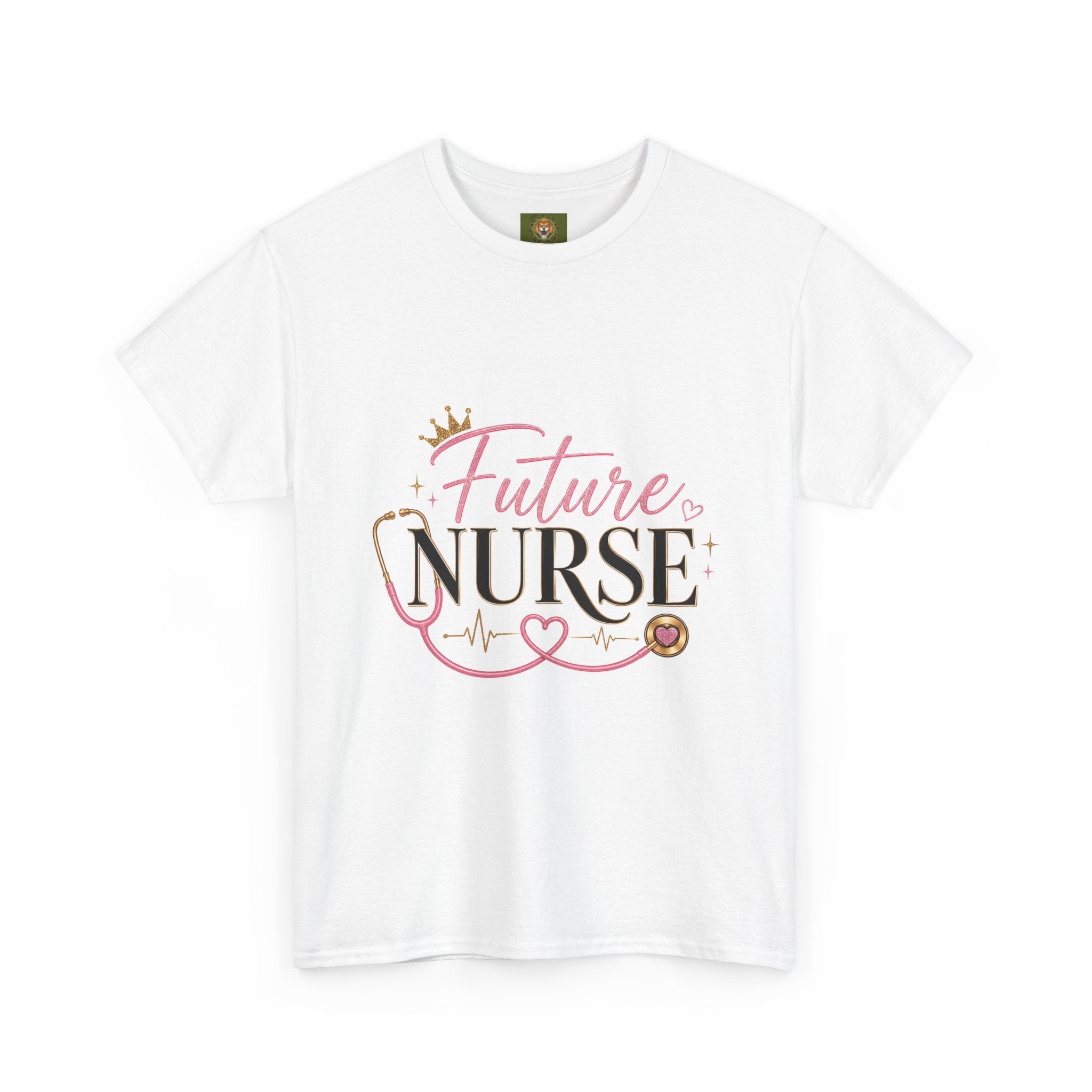 Future Nurse T-Shirt — Cute Pink Stethoscope Nursing Student Tee
