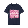Pray and Have a Good Day T-Shirt — Pink Christian Faith Graphic Tee