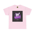 W Vibez Graphic Tee — Retro Purple Neon Streetwear T-Shirt