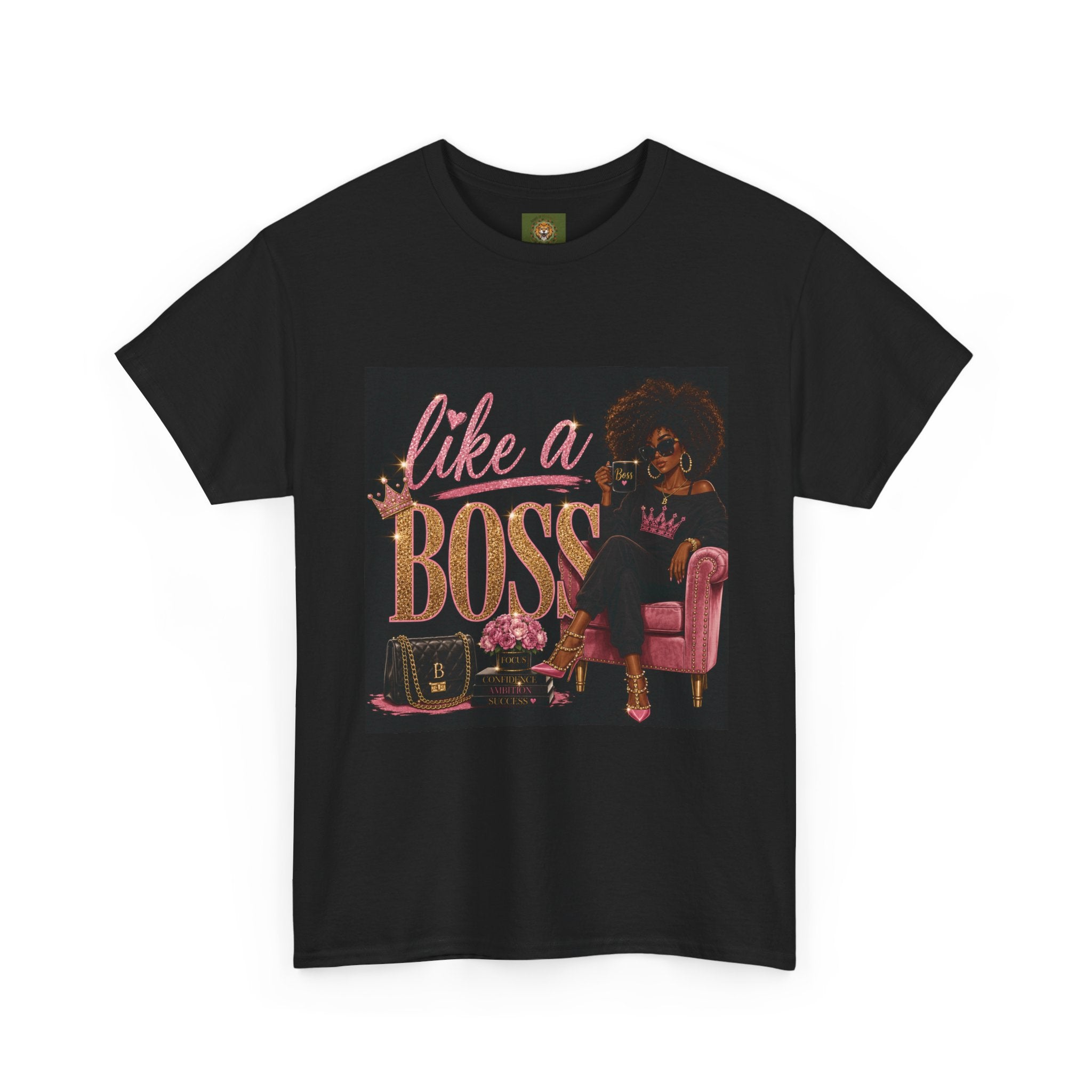 Like A Boss Tee — Empowering Afrocentric Graphic T‑Shirt