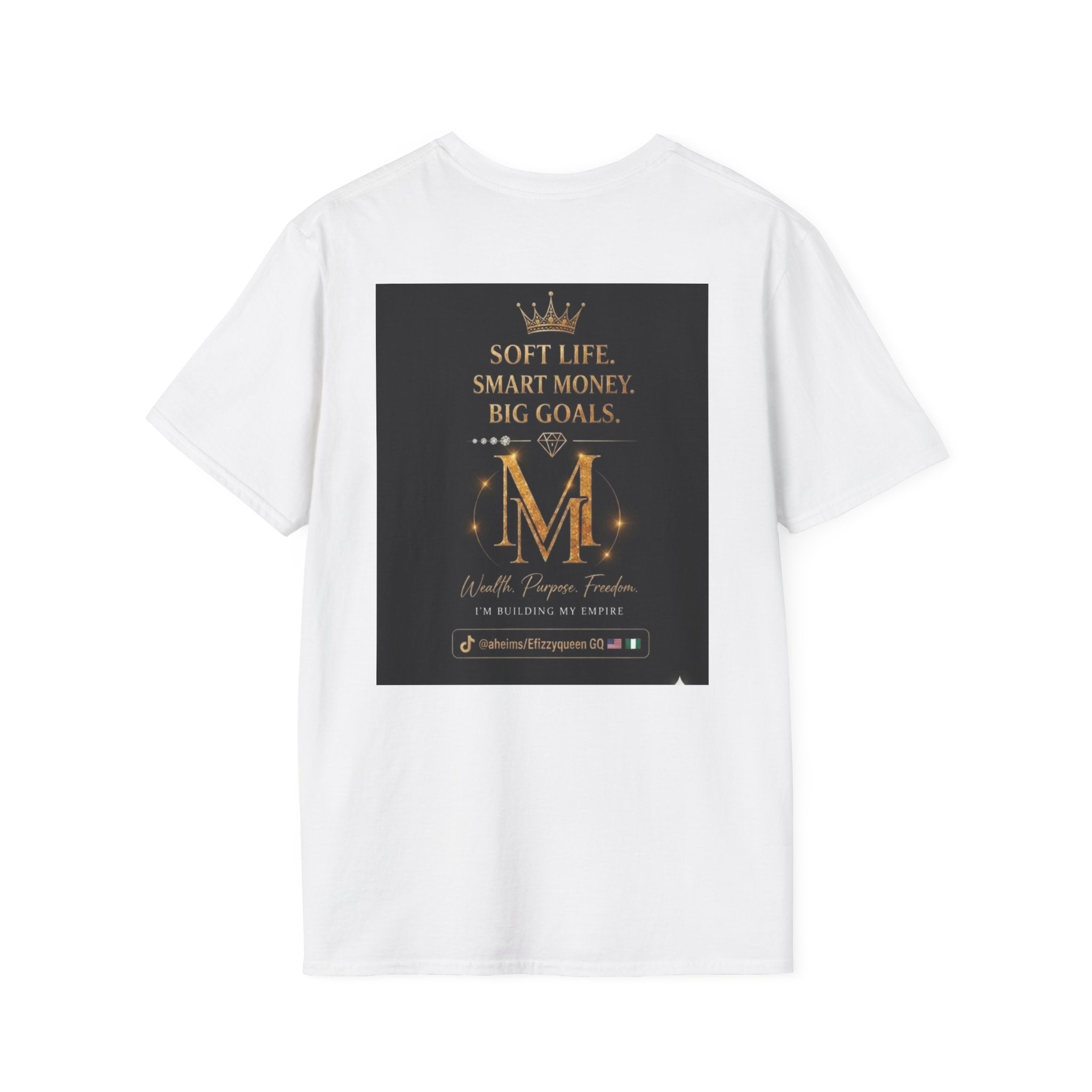 Money Monday Event T-Shirt — "Soft Life, Smart Money" Motivational Tee