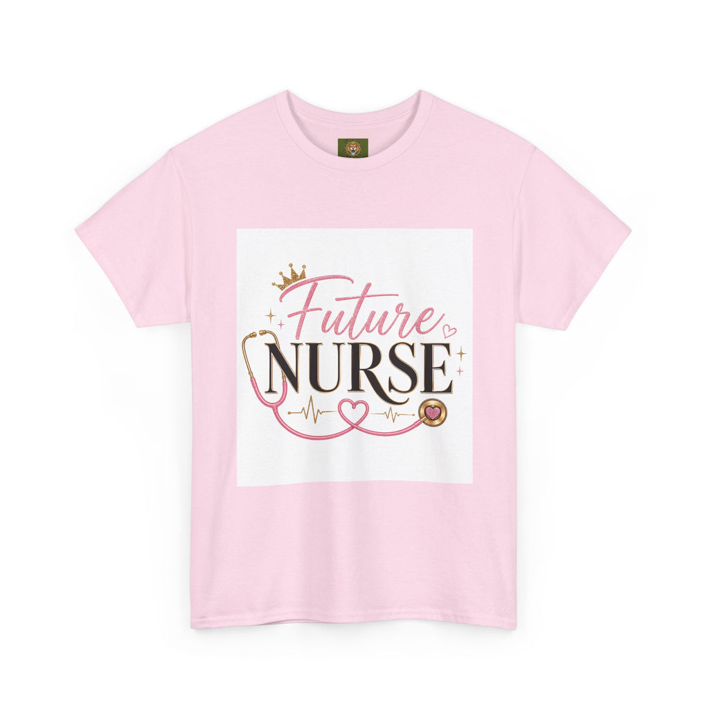 Future Nurse T-Shirt — Cute Pink Stethoscope Nursing Student Tee