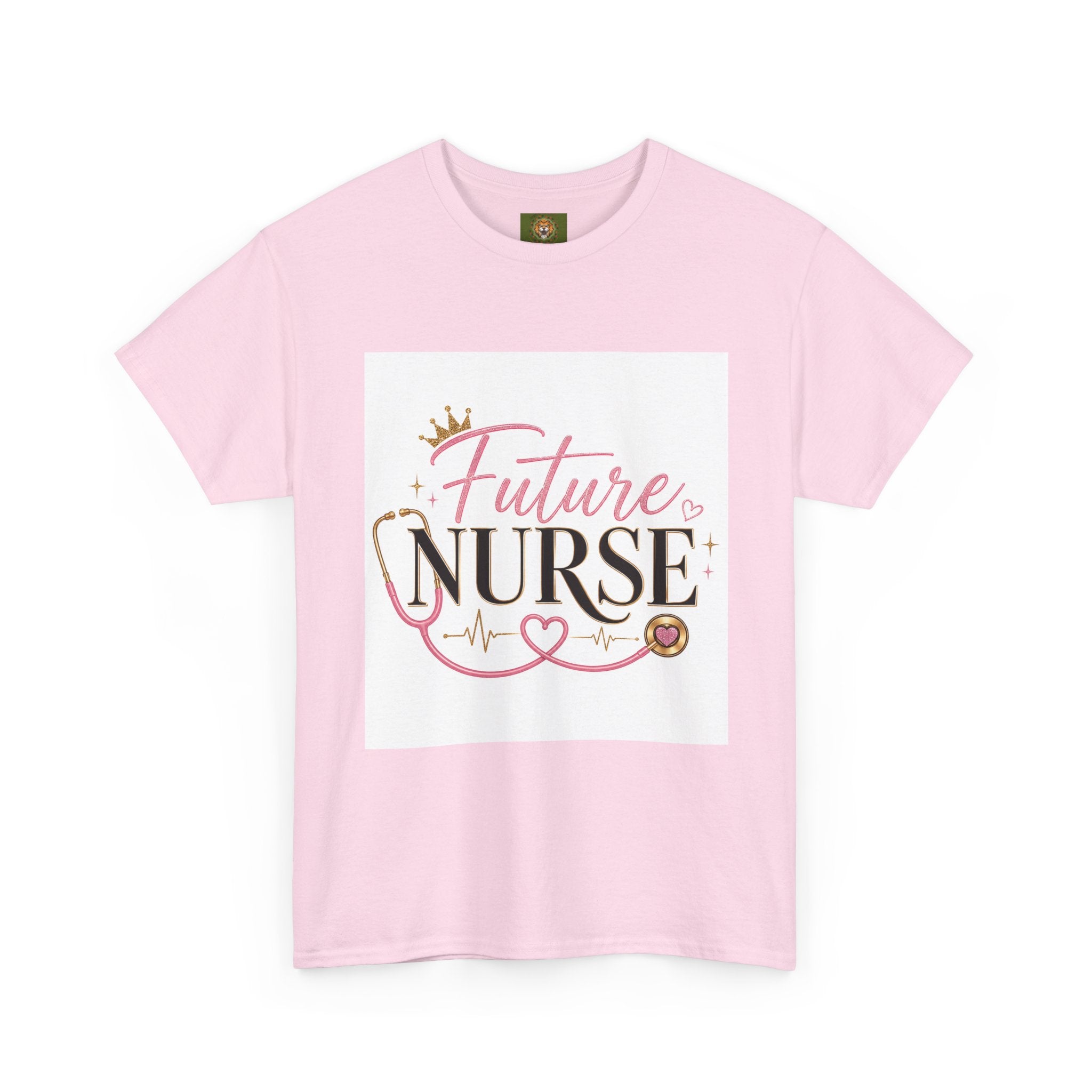 Future Nurse T-Shirt — Cute Pink Stethoscope Nursing Student Tee