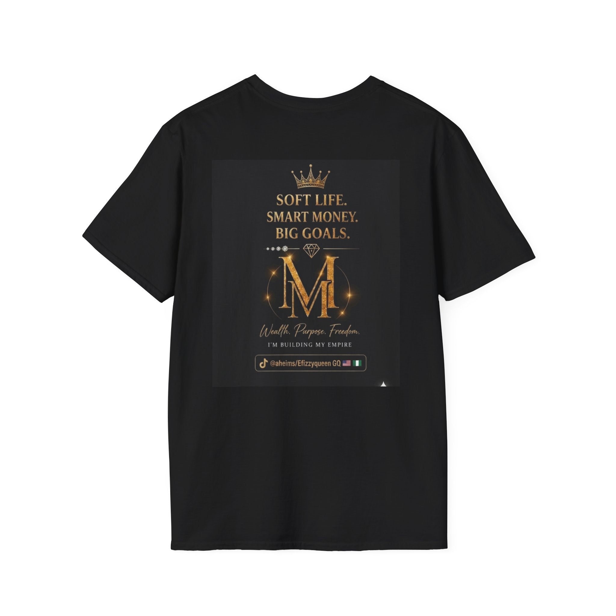 Money Monday Event T-Shirt — "Soft Life, Smart Money" Motivational Tee