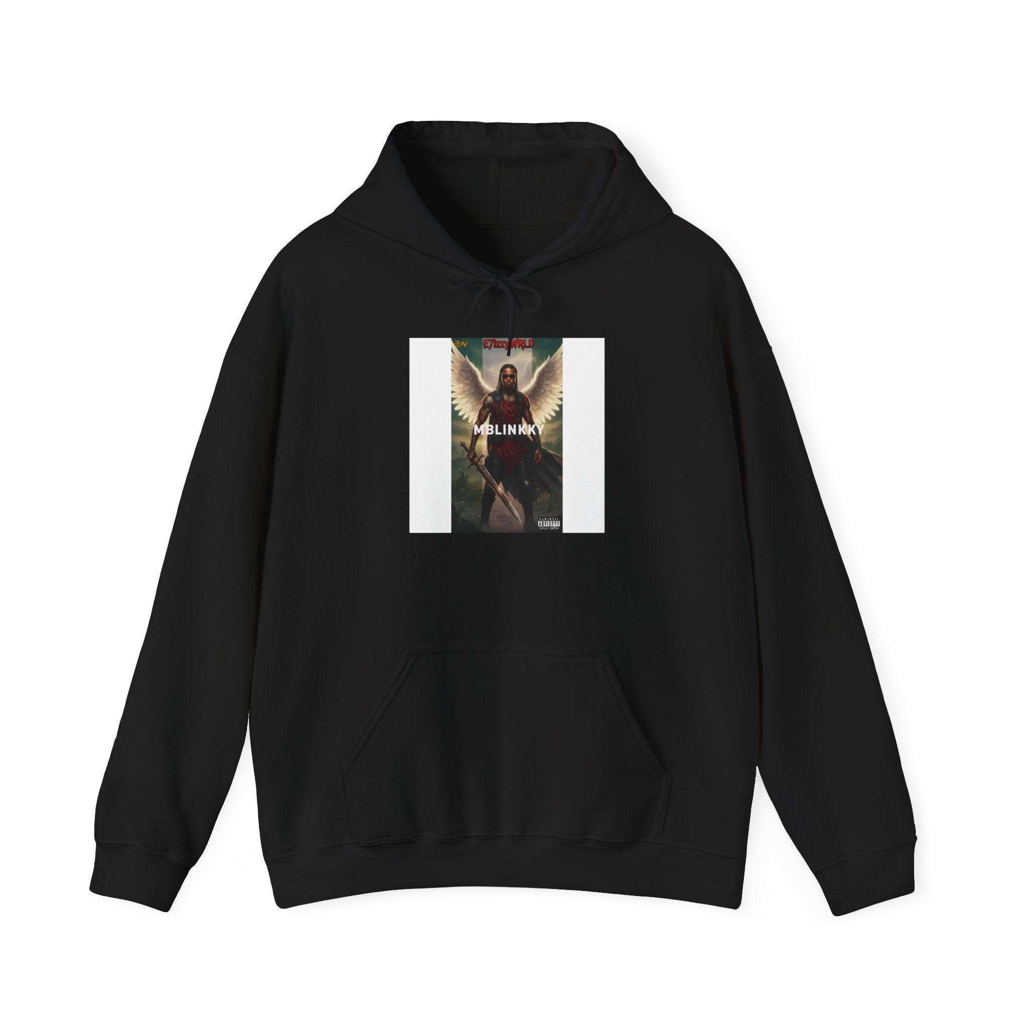 E7izzywrld Cover Art — Mblinkky Cover Art Hoodie